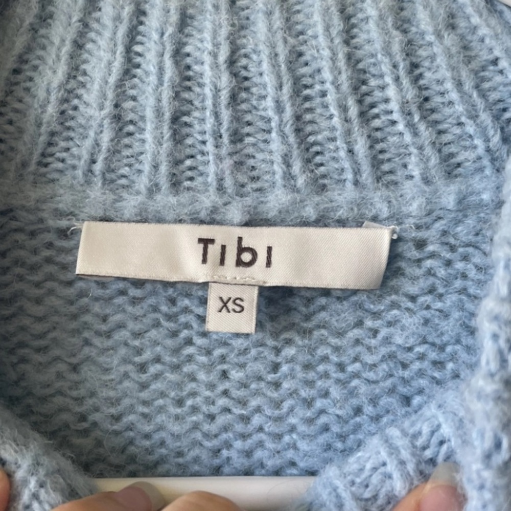 TIBI Wool jumper in Baby Blue size XS International - Picture 3 of 5